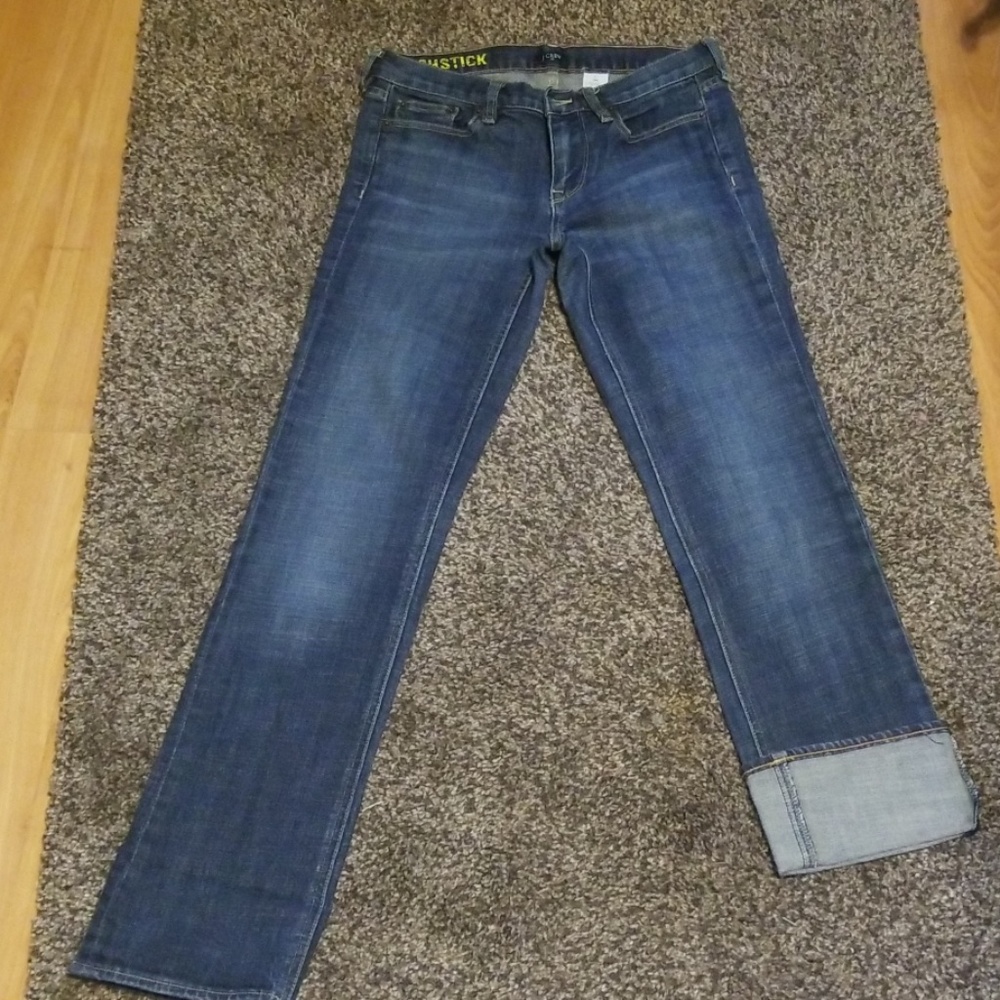 JCREW MATCHSTICK JEANS SIZE 28 S OR CAPRIS